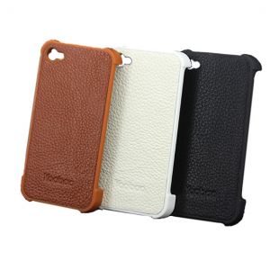 Чехол Yoobao Fashion Leather Case Black for iPhone 4